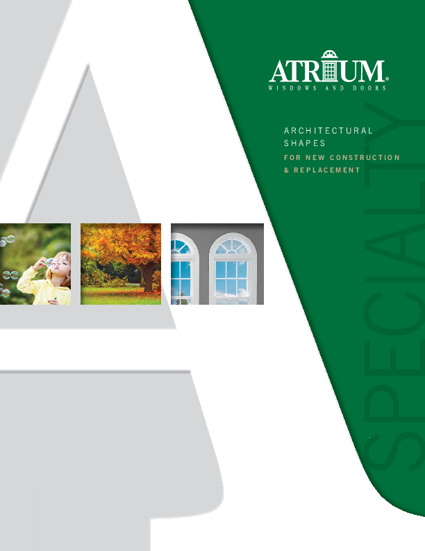 Atrium Architectural Shapes Brochure