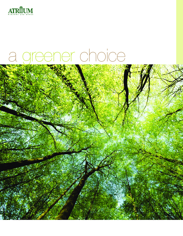 A Greener Choice Brochure NC