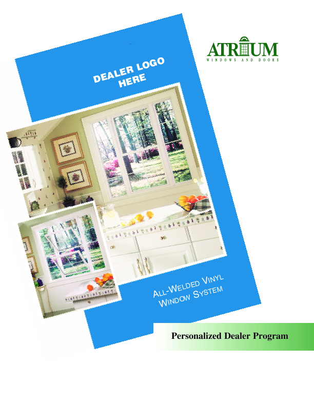 Atrium Personalized Dealer Program Brochure