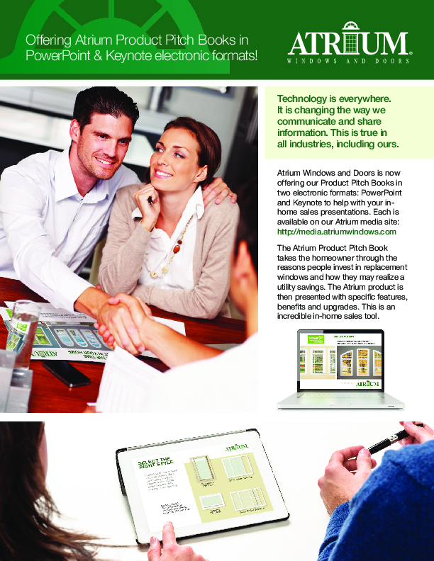 Atrium In Home Selling Tools Flyer